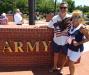 Former Army Green Beret Randy Lee Ashcraft & his lovely wife Lisa at the Ocean Pines Memorial.